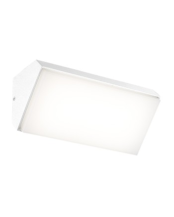 SOLDEN * APLIQUE EXTERIOR HORIZ.BLANCO  LED IP65 - 9W - 3000K